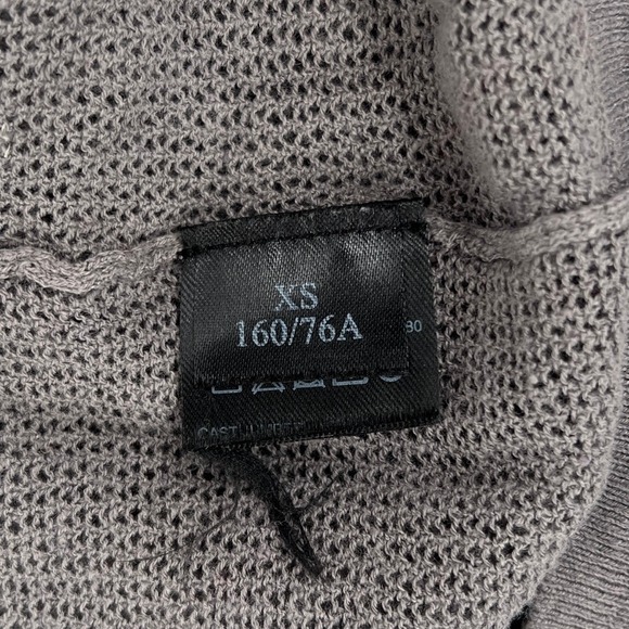 ALLSAINTS Cast Jumper Sweater Womens XS Gray Asymmetric Knitted - Picture 10 of 16